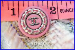 100% Authentic Chanel Buttons silver logo cc silver stamped lot of 6