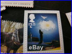 £175 FACE VALUE mint stamps (UNUSED with gum) for use as Postage HIGH VALUES