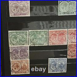 1800s MID 1900s ST. KITTS & NEVIS MINT USED STAMPS IN STOCK PAGE KGV VICTORIA