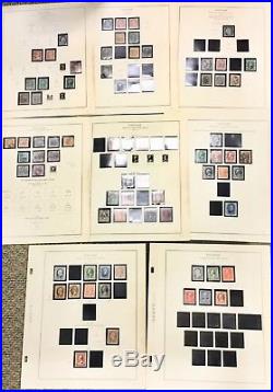 1857- 1888 US Better Used, Mint and NH Classic Stamp Collection on 8 pages