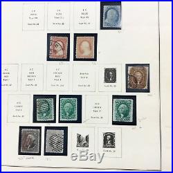 1857- 1888 US Better Used, Mint and NH Classic Stamp Collection on 8 pages
