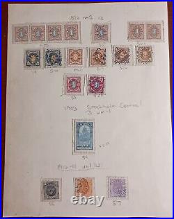 1858-1981 Sweden Postage Stamp Collection On Album Pages Mint/Used