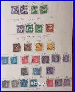 1858-1981 Sweden Postage Stamp Collection On Album Pages Mint/Used