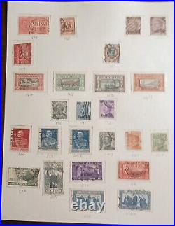 1861-1972 Italy Postage Stamps An Album Pages Mint & Used