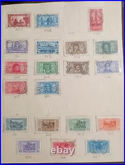 1861-1972 Italy Postage Stamps An Album Pages Mint & Used