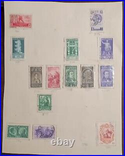 1861-1972 Italy Postage Stamps An Album Pages Mint & Used