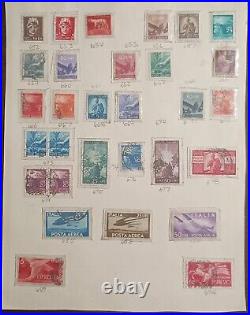 1861-1972 Italy Postage Stamps An Album Pages Mint & Used