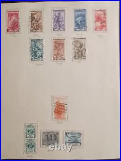 1861-1972 Italy Postage Stamps An Album Pages Mint & Used