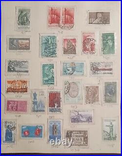 1861-1972 Italy Postage Stamps An Album Pages Mint & Used