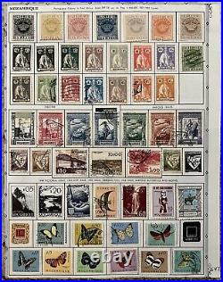 1877-1920 Mozambique Stamps On Album Page Mint Used Sets, Short Sets, & More