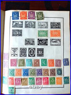 1880-1940's German Stamp Collection Lot Including Bavaria