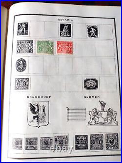 1880-1940's German Stamp Collection Lot Including Bavaria