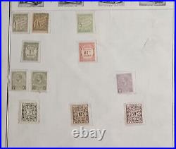 1885-1958 Monaco Postage Stamps On Album Pages Mint & Used