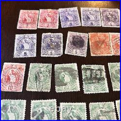 1886-1893 Guatemala Birds Investor Lot Of 35 Stamps