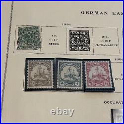 1890s-1910s GERMAN EAST AFRICA, SOUTH WEST AFRICA, NEW GUINEA MINT USED STAMPS