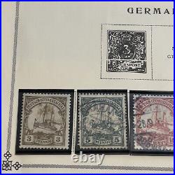 1890s-1910s GERMAN EAST AFRICA, SOUTH WEST AFRICA, NEW GUINEA MINT USED STAMPS