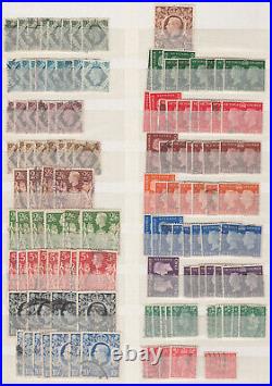 1910/50 George V/edward/george VI Used And Mint Accumulation Shades Watermarks