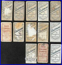1910 T206 Lot of 43 HOF's, SL, Rare Backs, Back Stamps, Miscuts