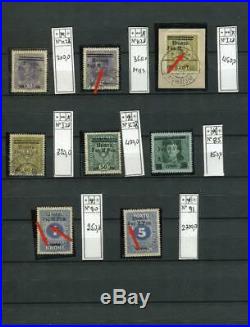 1919 Western Ukraine Stamps, Overprint, Stanislav Issue, Mint/Used Collection