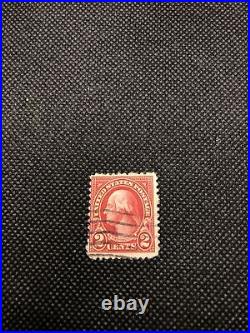 1926 George Washington 2 Cent Stamp. Red. RARE. EXM-MINT