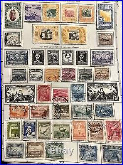 1930-1954 Ecuador Mint And Used Stamps On Album Page Short Set Xmas Gift Grandpa