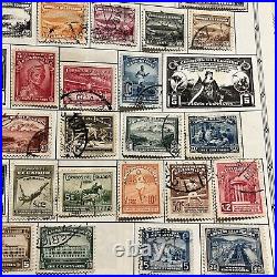 1930-1954 Ecuador Mint And Used Stamps On Album Page Short Set Xmas Gift Grandpa