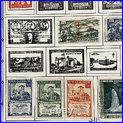 1935-1963 Dominican Republic Mint Used Stamps Lot On Album Page Tb, Red Cross