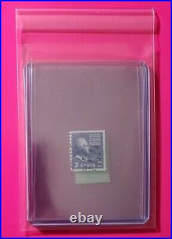 1938 THOMAS JEFFERSON VINTAGE U. S. 3 Cent Stamp Lot RARE 2 STRAIGHT EDGES (NM)