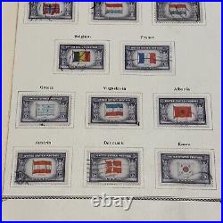 1943-1944 Mint And Used Set Of Us Stamps Overrun Countries On Album Pages #59