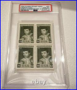 1964 Slania Stamp Panel Cassius Clay PSA 10 Rookie Muhammad Ali RC Gem Mint