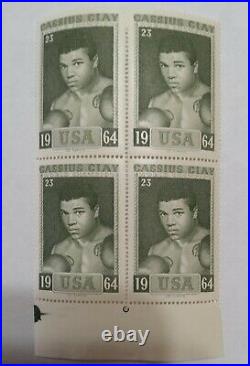 1964 Slania Stamps World Champion Boxing Cassius Clay/Muhammad Ali 4 Stamps Lot