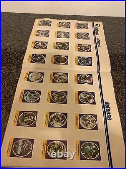 1972 Sunoco NFL Action Stamps Complete Album 624 Stamps Hall of Famers