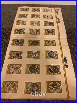 1972 Sunoco NFL Action Stamps Complete Album 624 Stamps Hall of Famers