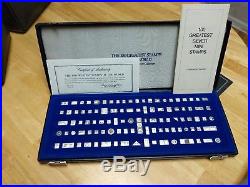 1981 Franklin Mint The 100 Greatest Stamps of the World Sterling Silver Set