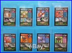 1999 Digimon Exclusive Preview Series #1 GOLD STAMP Holo Set U1-U8 MINT/NM