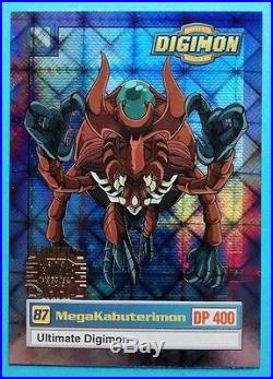 1999 Digimon Exclusive Preview Series #1 GOLD STAMP Holo Set U1-U8 MINT/NM