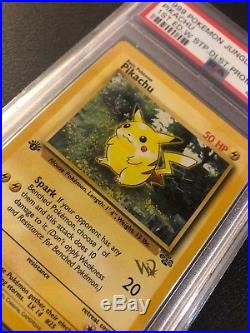 1999 Pikachu Gold W Stamp Promo PSA 10 GEM MINT Pokemon WOTC Jungle 60/64