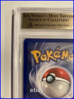 1999 Pokemon Base Set 1st Edition Thick Stamp #2 Blastoise Holo BGS 9.5 Gem Mint