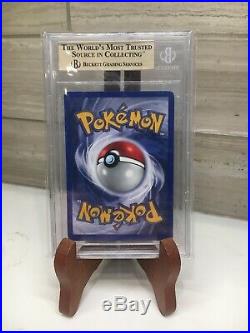 1st Edition Shadowless Charizard BGS 9.5 Gem Mint Base Set Thick Stamp
