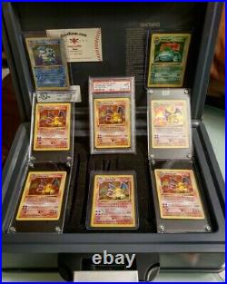 1st edition thick stamp PSA 9 shadowless charizard pokemon card lot