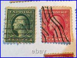 20 USA ANTIQUE 1920s SCARSE LOT of STAMPS