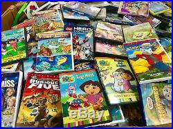200 Kids DVD LOT WHOLESALE ASSORTED Children's Movies & Tv Shows Disney Included
