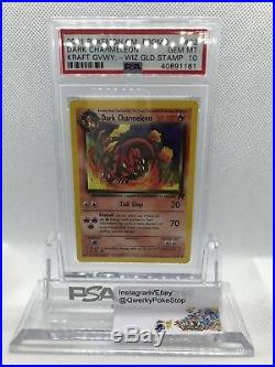 2001 Dark Charmeleon Gold W Stamp Promo PSA 10 GEM MINT Pokemon WOTC Team Rocket