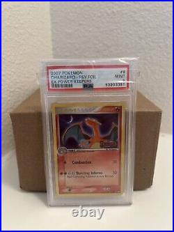 2007 Pokemon Power Keepers EX Charizard STAMPED Reverse Foil #6/108 PSA 9 Mint