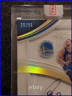 2016-17 Panini Immaculate Shadowbox #35 STEPHEN CURRY ACETATE AUTO Autograph /35