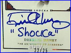 2016 Nat Treasures Nicknames SHACKA Auto DERRICK HENRY RC 22/25 JSY # 1/1 2K