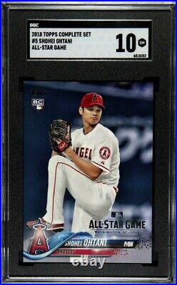 2018 Topps Shohei Ohtani All Star Game Stamp #5 SGC 10 Gem Mint RC Rookie SP
