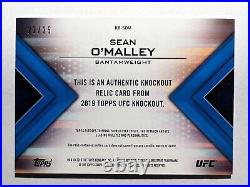 2019 Sean O'Malley OMalley PATCH /25 & PATCH AUTO /25 SP MINT