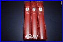 3 Lindner Austrian Albums With Slipcase and Stamps Mint and Used High Cat Val