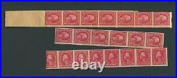 408V, 408H, 409V & 409H Imperf Flat Plate Coil Stamps Specialist Lot MINT & USED